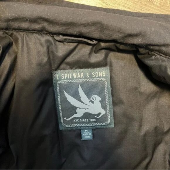 I. Spiewak & Sons parka black size medium - Picture 6 of 15